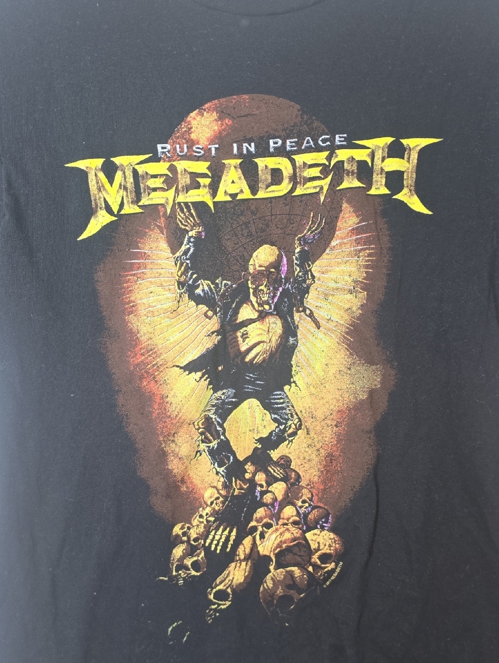 Megadeth Rust in Peace Graphic Tee - Black - Picture 2 of 5